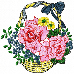 Vase For Flowers Embroidery Design 7 Vase For Flowers Embroidery Design 7